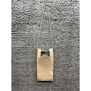 Maison Margiela Leather Smartphone Pouch Shoulder Bag Beige